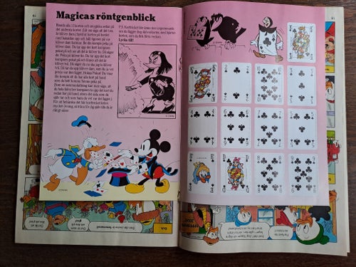 Kalle Anka & C:o nr 2 / 1989 (med Kalles kortlek klöver)