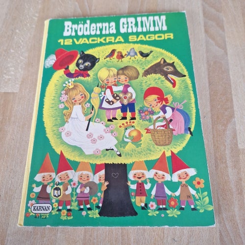 Bröderna Grimm - 12 vackra sagor JÄTTEFIN ÄLDRE BOK