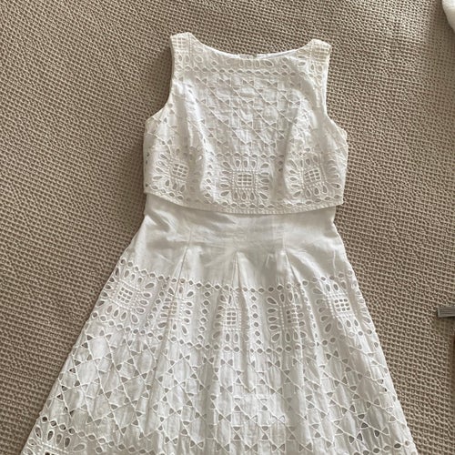 Ralph Lauren klänning, vit, storlek S