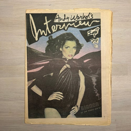 Andy Warhol's Interview, September 1975, Bianca Jagger, Fran Lebowitz