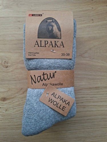 3 par varma alpackaullstrumpor storlek 35-38