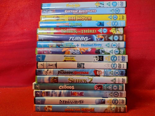 LAGERRENSNING - ANTZ / KUNG FU PANDA / SHARK TALE mfl PAKET [OLIKA SKICK] DVD