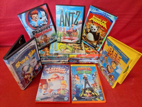 LAGERRENSNING - ANTZ / KUNG FU PANDA / SHARK TALE mfl PAKET [OLIKA SKICK] DVD