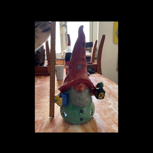 Handmålad tomte
