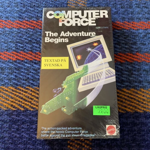 Inplastad - Computer Force - the Adventure Begins | VHS | Mattel Warriors