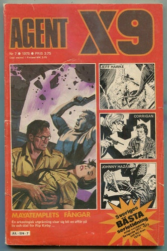 Agent X9 1975 nr 7 Rip Kirby Hawke Johnny Hazard Corrigan