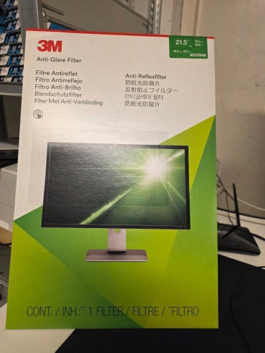 3M Anti-Glare Filter AG215W9B för 21.5" skärmar