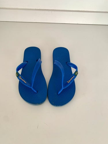 Ipanema Flip-flops Blå Storlek 33/34 badskor tofflor slip in