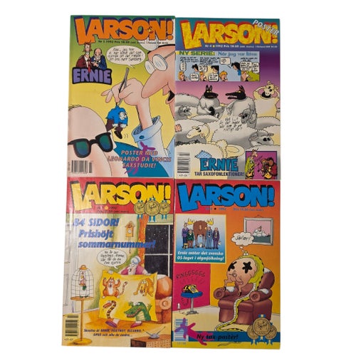 Larson! Serietidningar - 12 st 1992-1994