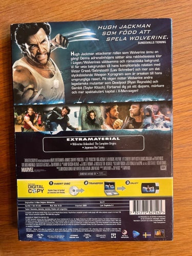 DVD film X-MEN ORIGINS WOLVERINE