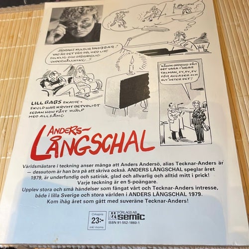 Anders-Långschal Året 1979 - seriealbum - Anders Andersö