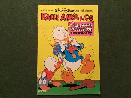 KALLE ANKA NR 13 1979 med pysselsidor