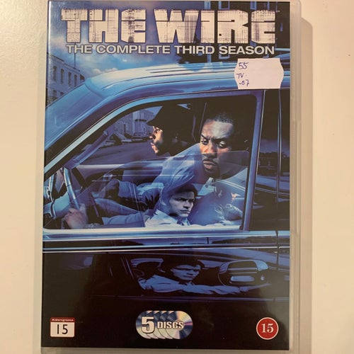 THE WIRE. COMPLETE THIRD SEAON. SÄSONG 3. TV / DRAMA 5-DVD BOX