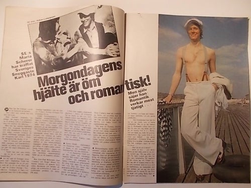 SE Nr. 23 1974 Tommy Berggren Borås, Ronnie Peterson, Nana från Martinique