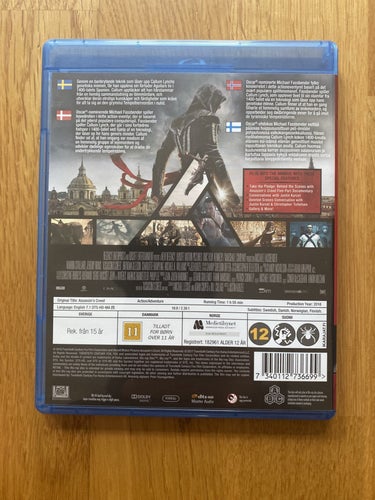 Assassin's Creed - Blu-ray - 1 ÄGARE & MYCKET BRA SKICK!