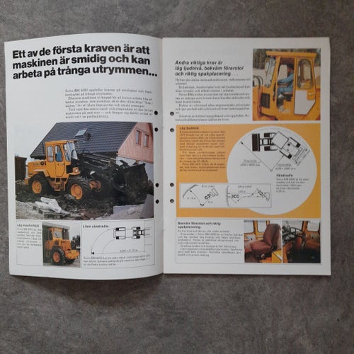 Volvo BM Lastmaskin 4200 - Broschyr, 1980