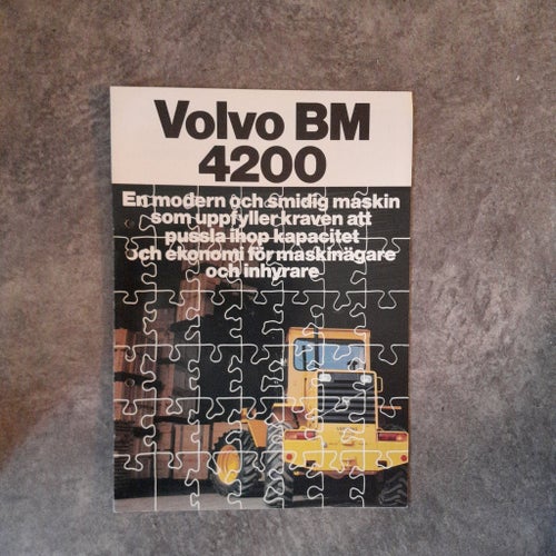 Volvo BM Lastmaskin 4200 - Broschyr, 1980