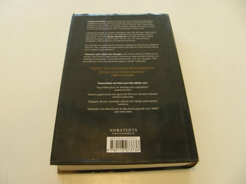 Millennium: Mannen som sökte sin skugga av David Lagercrantz, 2017