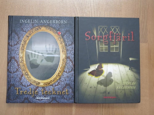 Tredje tecknet och Sorgfjäril av Ingelin Angerborn, 2010, 2011