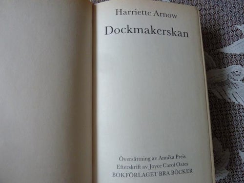 DOCKMAKERSKAN, H. ARNOW, 1987, BÖCKER