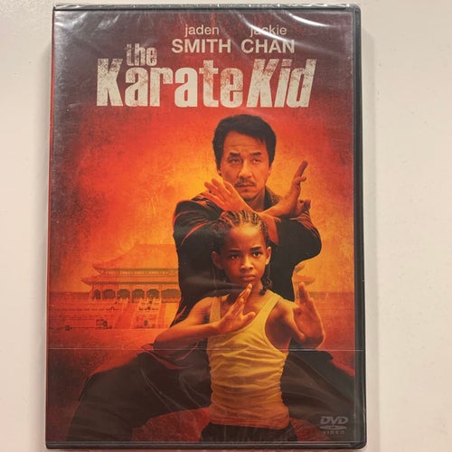 KARATE KID. JADEN SMITH, JACKIE CHAN. DVD ACTION -10. INPLASTAD