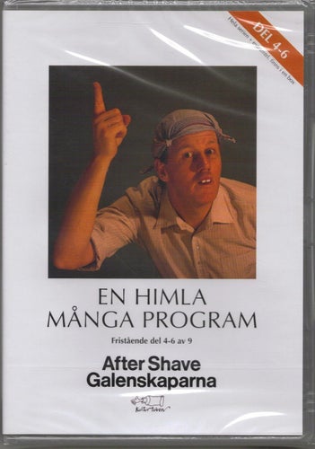 AFTER SHAVE GALENSKAPARNA - En Himla Många Program Del 4-6 - DVD (INPLASTAD)