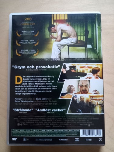 DVD-FILM "HUNGER" FRÅN 2008