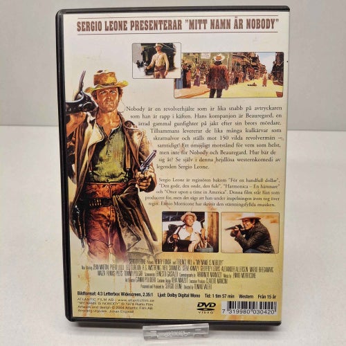 Mitt namn är nobody - Terence Hill - Region 2, DVD-Film, Svensk text, Fint skick