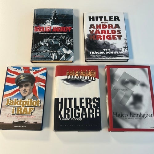 Fem böcker om andra världskriget WWII Hitler angrepp av Alf R. Jacobsen, 2004