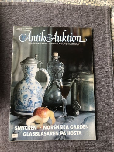 Antik & Auktion 11/1985 - Smycken, Bengt Heintze m m