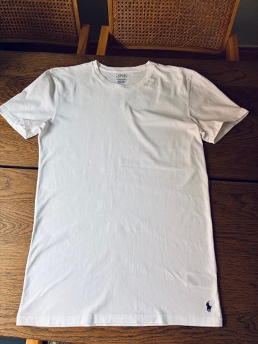 Polo Ralph Lauren vit t-shirt, storlek XL (se mått!)
