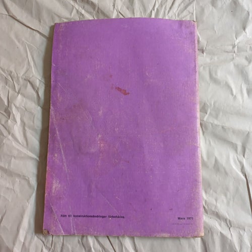 Fiat 850, Instruktionsbok