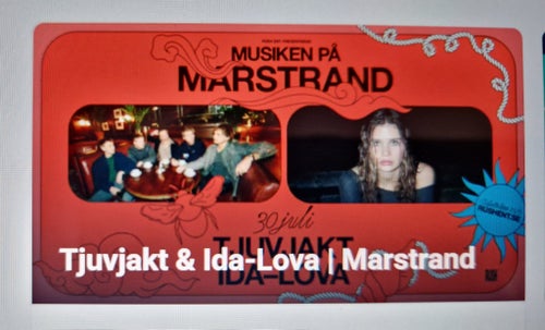 Entrébiljetter, 2 st, Musiken på Marstrand