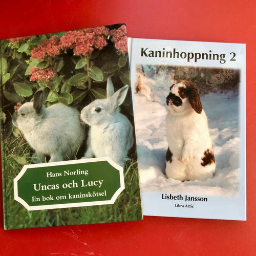 UNCAS OCH LUCY Om kaninskötsel Hans Norling + KANINHOPPNING 2 Lisbeth Jansson