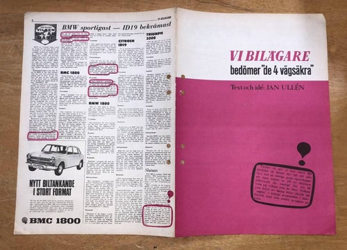 Informationsblad Vi bilägare bedömer "de 4 vägsäkra"