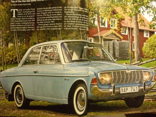 Ford Taunus 20M TS -- Folkbil i lyxförpackning --