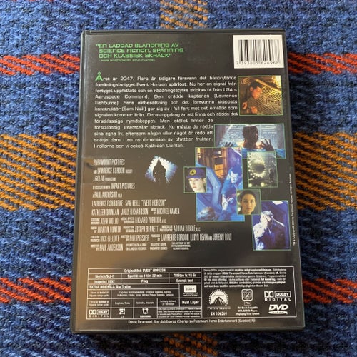 Event Horizon | DVD | 1997 Laurence Fishburne Sam Neil Paul Anderson