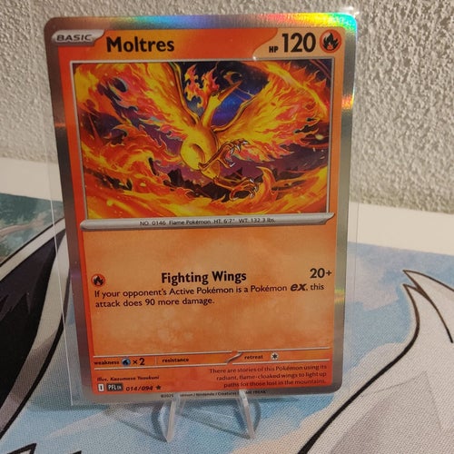 Pokémon TCG Moltres Holo 014/094 2025 Phantasmal Flames