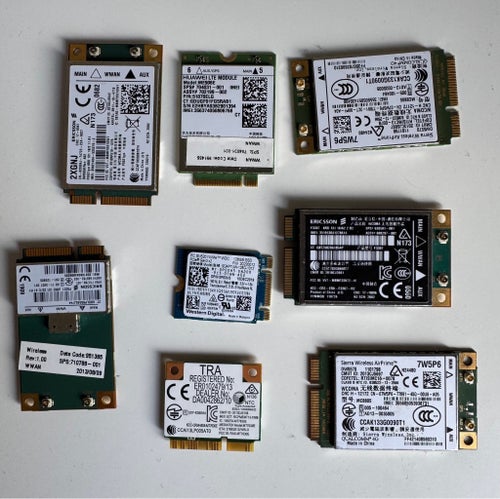 Laptop WWAN/WLAN moduler + WD 128GB SSD – Ericsson/Huawei
