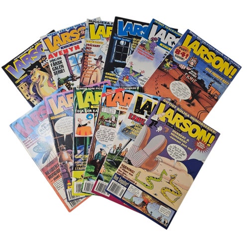 Larson! Serietidningar - 12 st 1994-1995