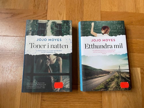 Jojo Moyes: Två böcker - "Toner i natten" och "Etthundra mil"