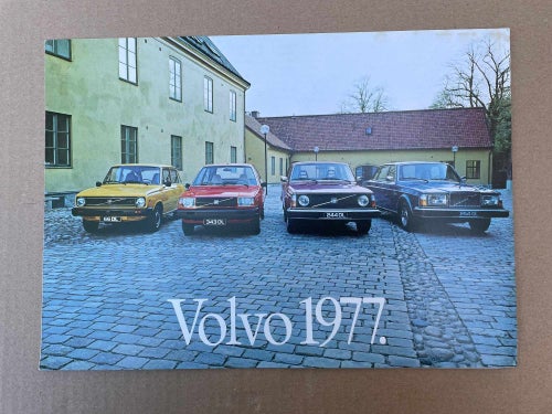 VOLVO Försäljningsbroschyr Modellprogram 1977
