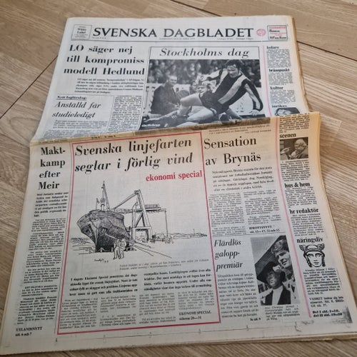 Svenska Dagbladet från 1974