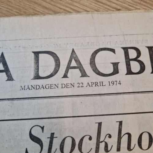 Svenska Dagbladet från 1974