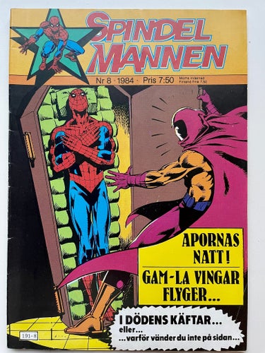 Spindelmannen Nr 8 1984