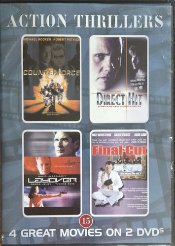 Action Thrillers (4 filmer på 2 DVD-skivor)