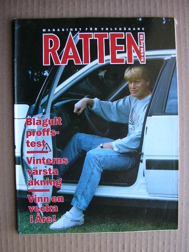 VOLVO Tidning Ratten 1988 Nr. 4 440Turbo,Tom Trana m.m.