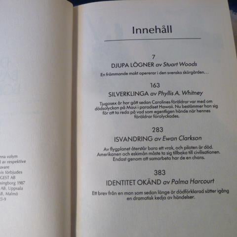 DJUPA.., S. W., SILVER., P. A. W., ISVAND., E. C., IDEN., P. H., 1987,  BÖCKER
