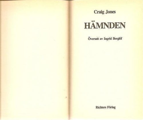 Craig Jones: Hämnden.