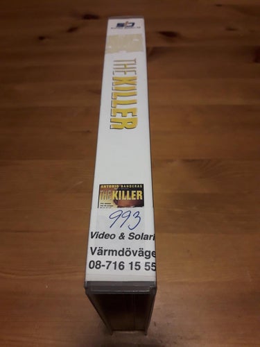 THE KILLER. EXRENTAL VHS
